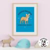 Fawn French Bulldog AS Kids Wall Decor