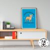 Fawn French Bulldog AS Living Room Decor