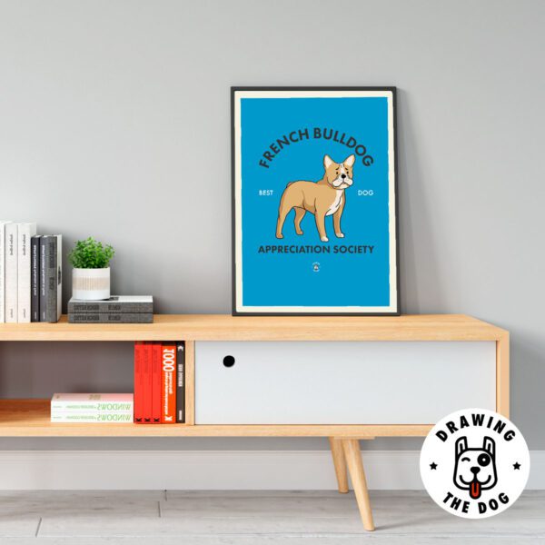 Fawn French Bulldog AS Living Room Decor