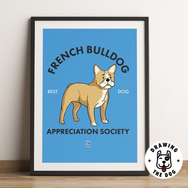 Fawn French Bulldog Appreciation Society - Framed