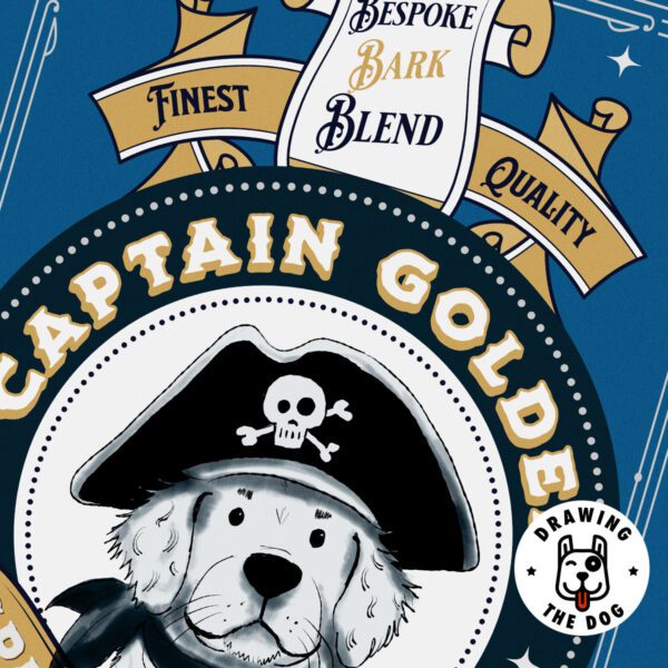 Captain Golden Retriever Closeup