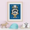 Captain Golden Retriever Kids Wall Decor