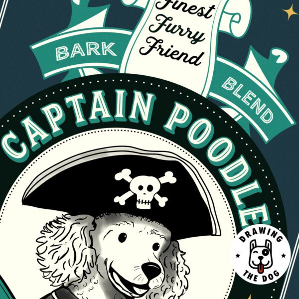 Captain Poodle Closeup