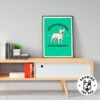 Cream French Bulldog AS Living Room Decor