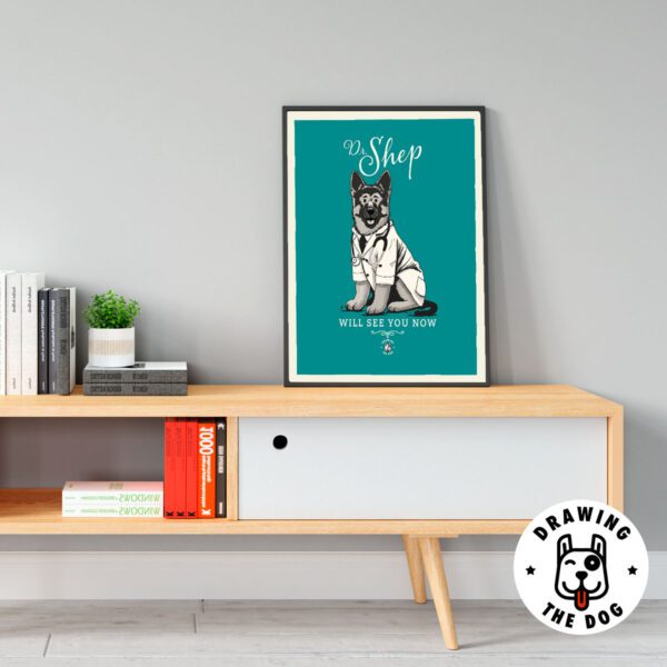 Dr German Shepherd Living Room Decor