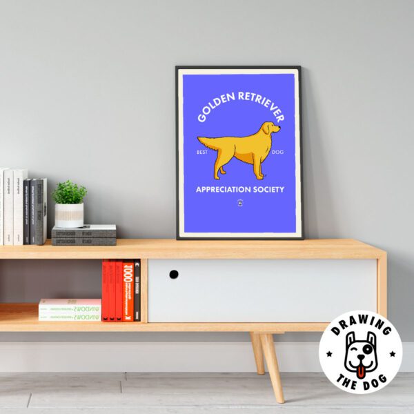 Golden Retriever AS Living Room Decor