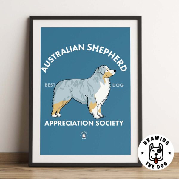 Australian Shepherd Appreciation Society - Framed