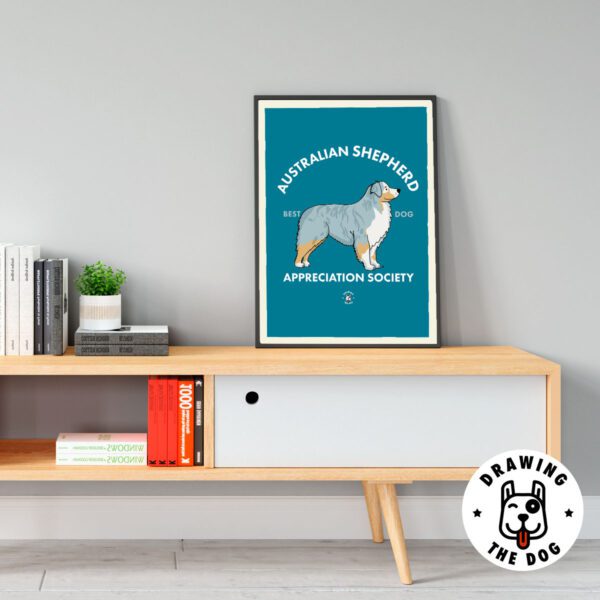 Australian Shepherd AS Living Room Decor