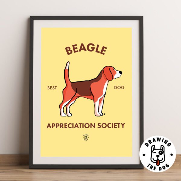 Beagle Framed