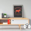 English Bulldog AS Living Room Decor