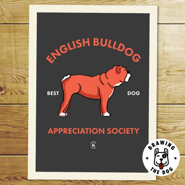 English Bulldog AS Print