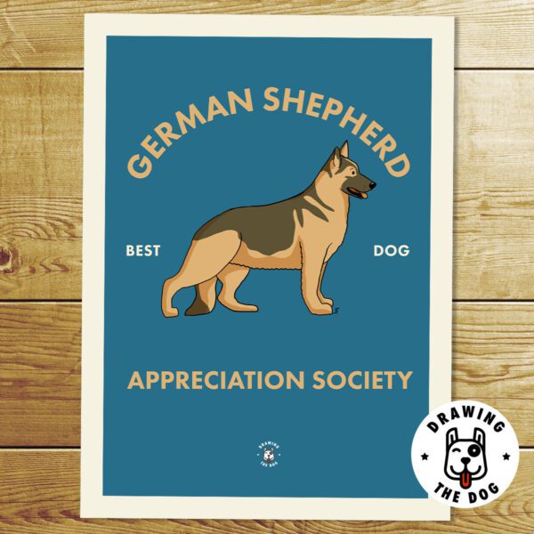 German Shepherd AS Print