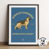 German Shepherd Appreciation Society Framed