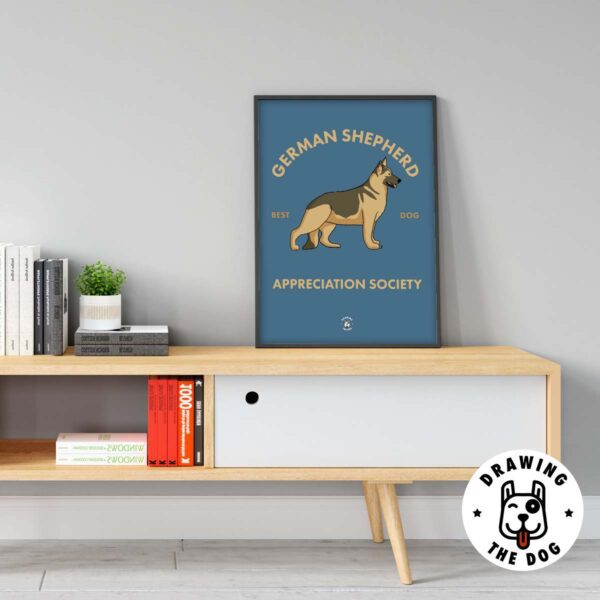 German Shepherd Appreciation Society Wall Decor