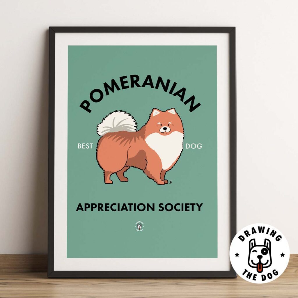 Pomeranian Appreciation Society - Framed