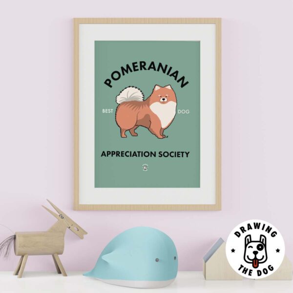 Pomeranian Appreciation Society - kids room decor