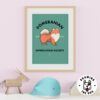 Pomeranian Art Print Kids Wall Decor