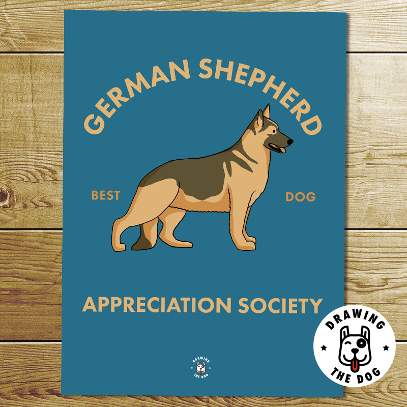 German Shepherd Appreciation Society - Print