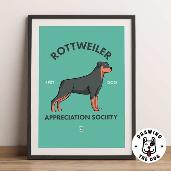 Rottweiler AS Framed