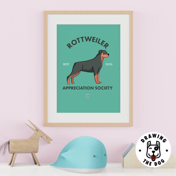 Rottweiler AS Kids Wall Decor