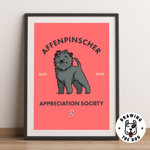 Affenpinscher AS Framed