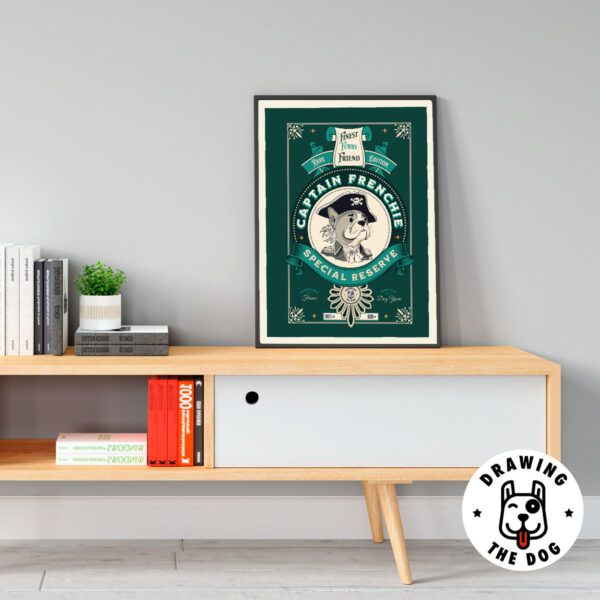 Sea Dog Captain Frenchie Living Room Decor